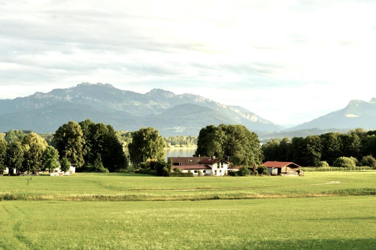 Ferienwohnung Chiemseealpenblick Breitbrunn am Chiemsee Exterior foto